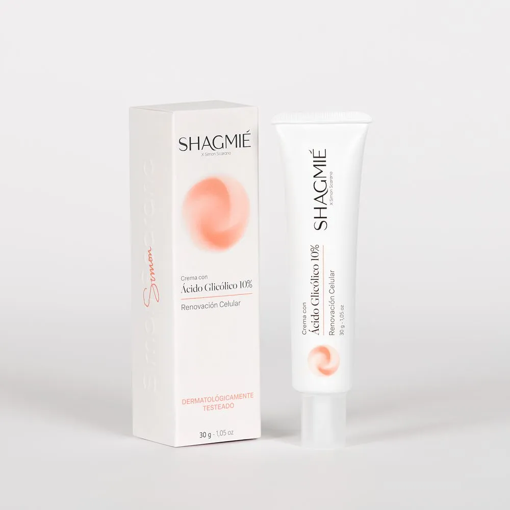 Shagmie Crema con Ácido Glicólico renovación celular