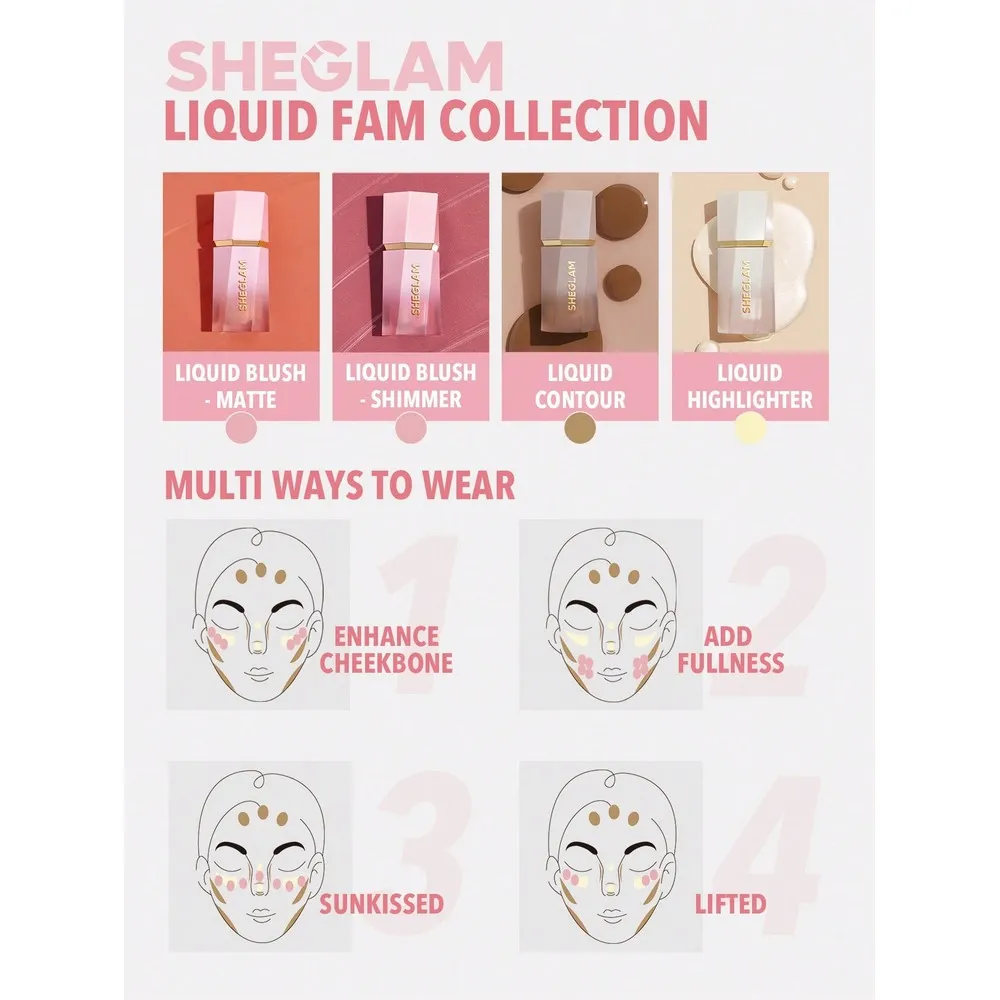Sheglam Rubor Líquido Acabado Mate Bloom Liquid Blush