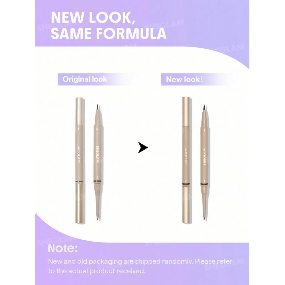 Sheglam Lápiz de Cejas 2 en 1 Brows On Demand
