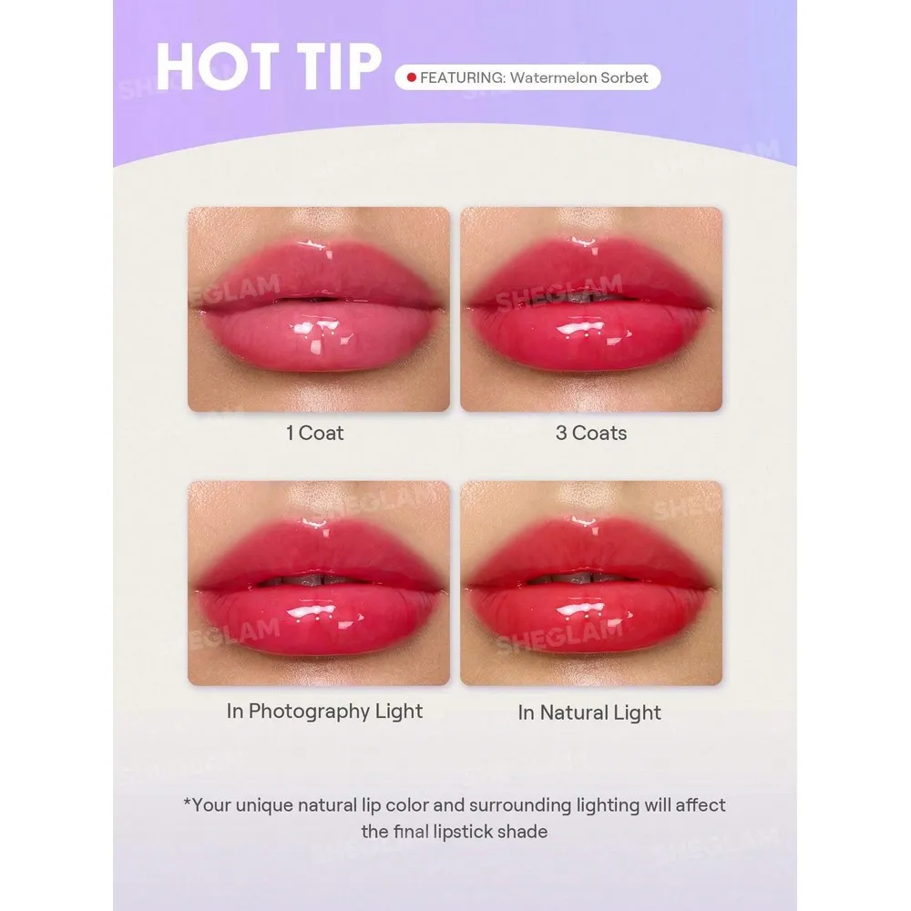 Sheglam Brillo Labial Hidratante Crystal Glaze Moisturizing Lip Care
