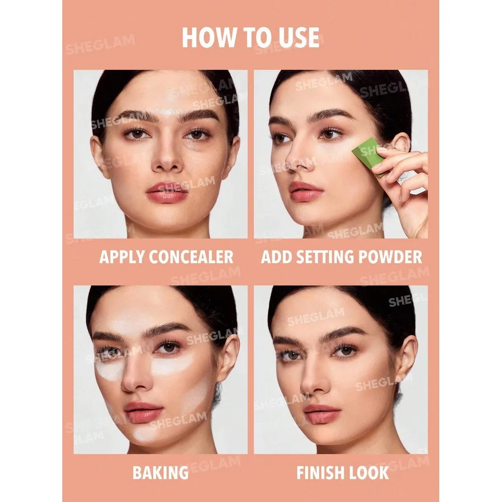 Sheglam Polvo Fijador Dúo Insta-Ready Face & Under Eye Setting Powder