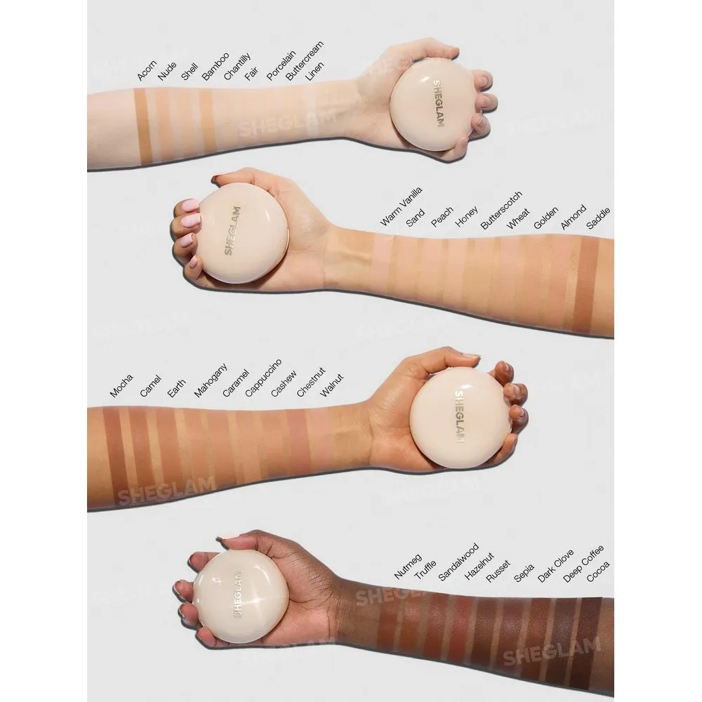 Sheglam Base de Maquillaje en Cushion Lock & Go Long-Lasting Cushion Foundation