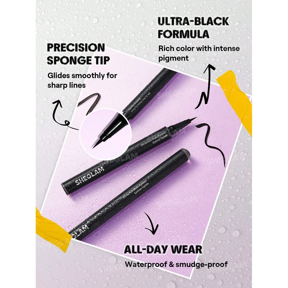 Sheglam Delineador de Ojos Mate Oh So Rich Matte Eyeliner