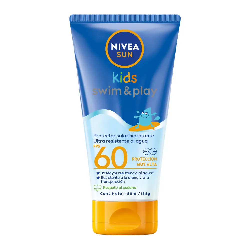 Nivea Protector solar NIVEA Swim & Play Kids FPS 60 Ultra Resistente al agua