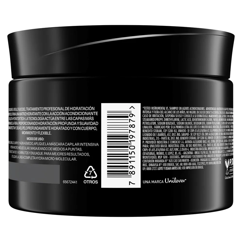 Tresemmé Máscara de Tratamiento Hydra Micro-Molecular