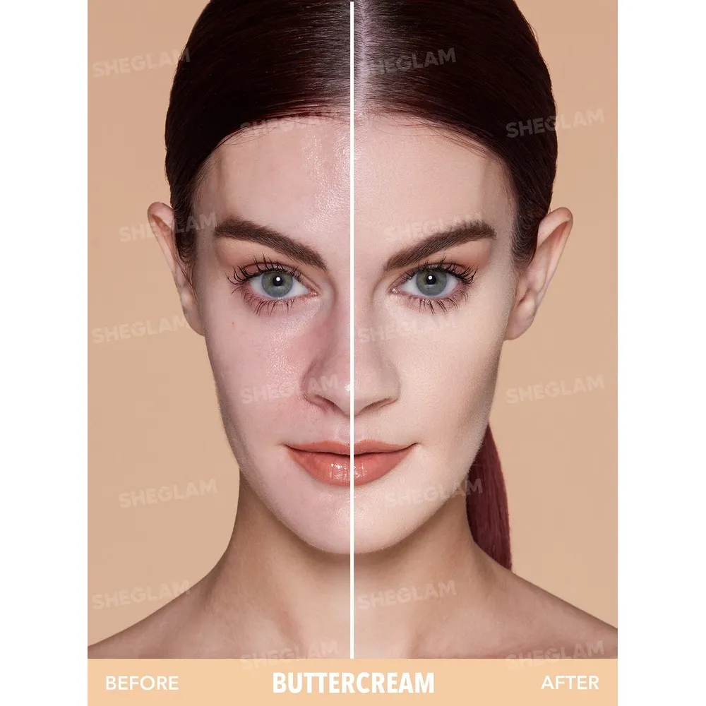 Sheglam Base de Maquillaje en Polvo Skin-Focus High Coverage Powder Foundation