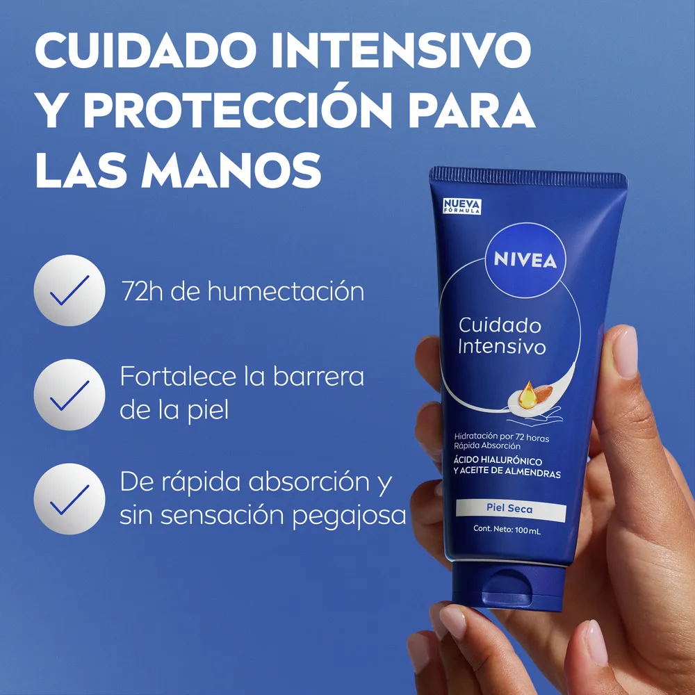 Nivea Crema Para Manos Cuidado Intensivo Piel Seca
