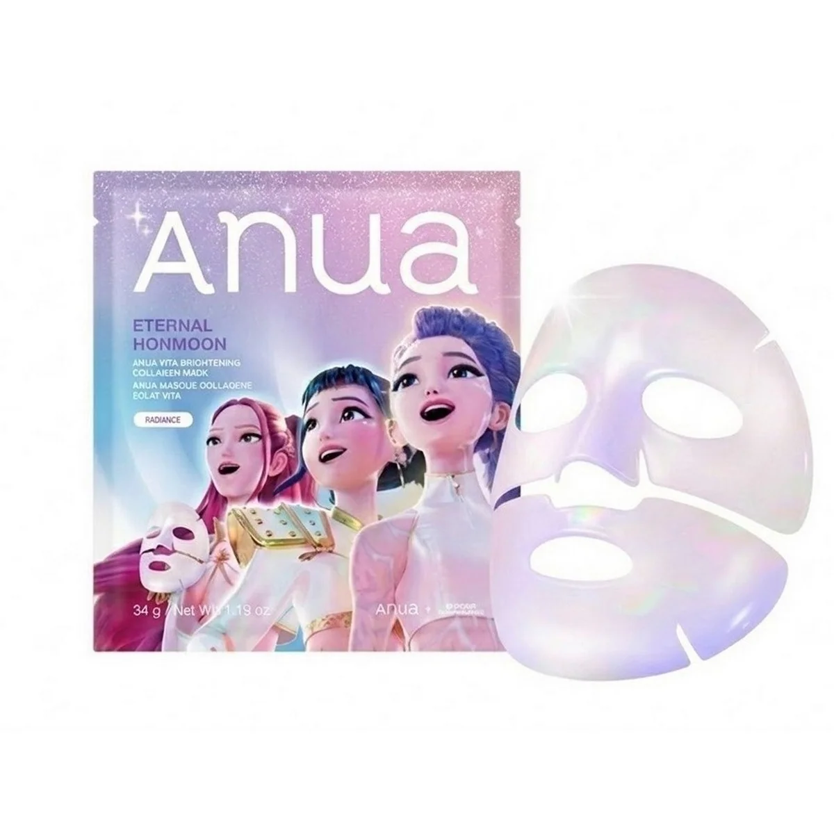 Anua Vita Brightening Collagen Máscara de Hydrogel 34g