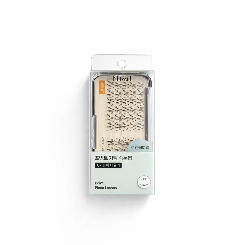 FILLIMILLI Point Piece Lashes 07 Pure Daily (10mm) (60 piezas)