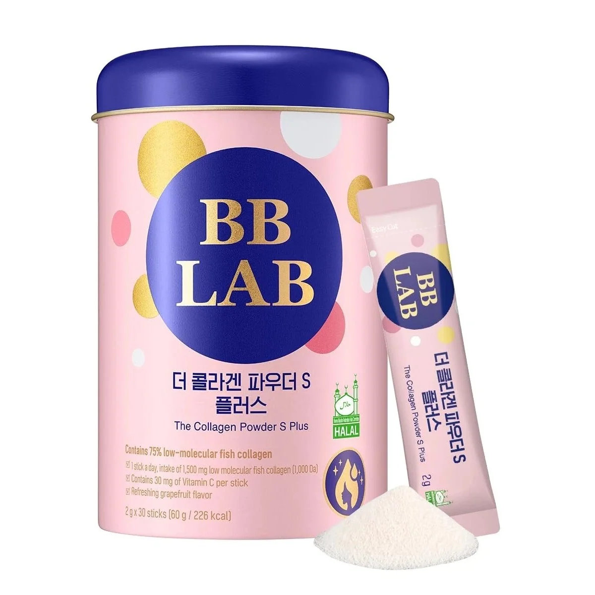 BBLAB Low Molecular Collagen Powder S Plus 60g (2g x 30)