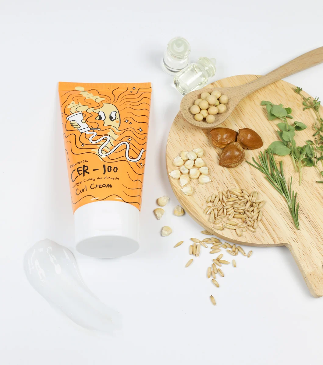 ELIZAVECCA CER-100 Collagen Coating Hair A+ Muscle Curl Cream 120ml