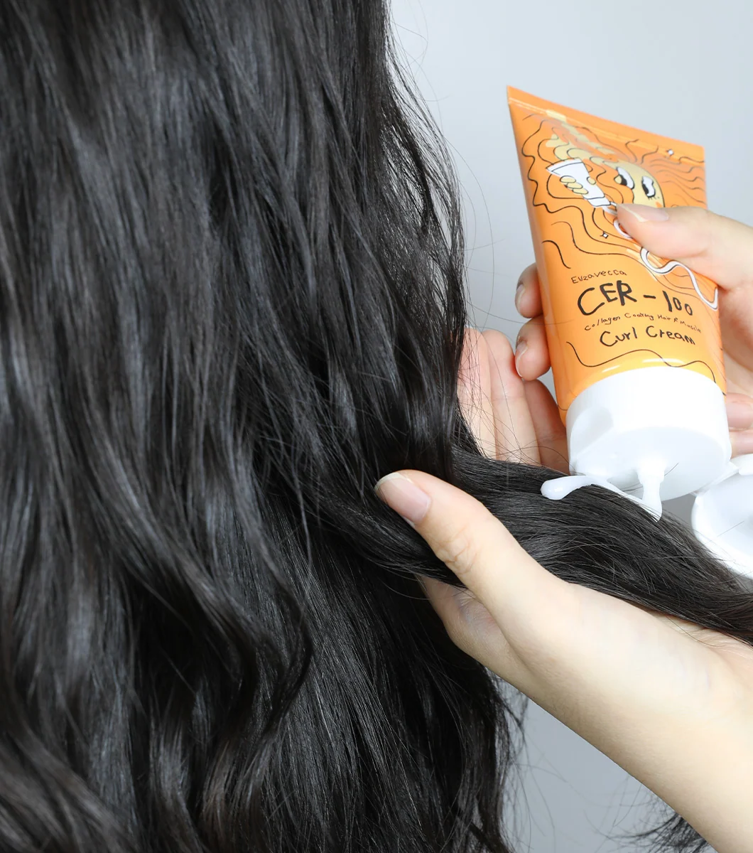 ELIZAVECCA CER-100 Collagen Coating Hair A+ Muscle Curl Cream 120ml