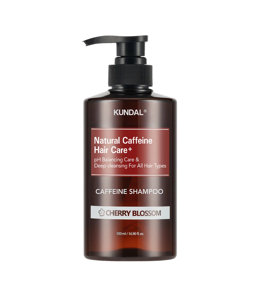 KUNDAL Caffeine Shampoo 500ml (Cherry Blossom)