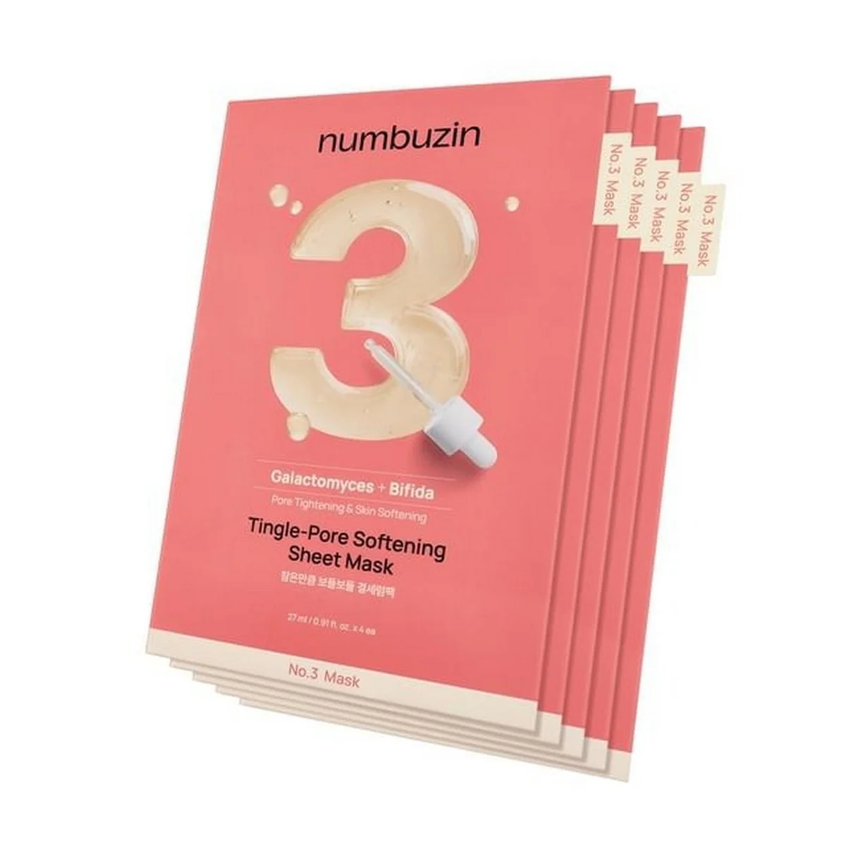 NUMBUZIN No.3 Tingle-Pore Softening Sheet Mask 1u