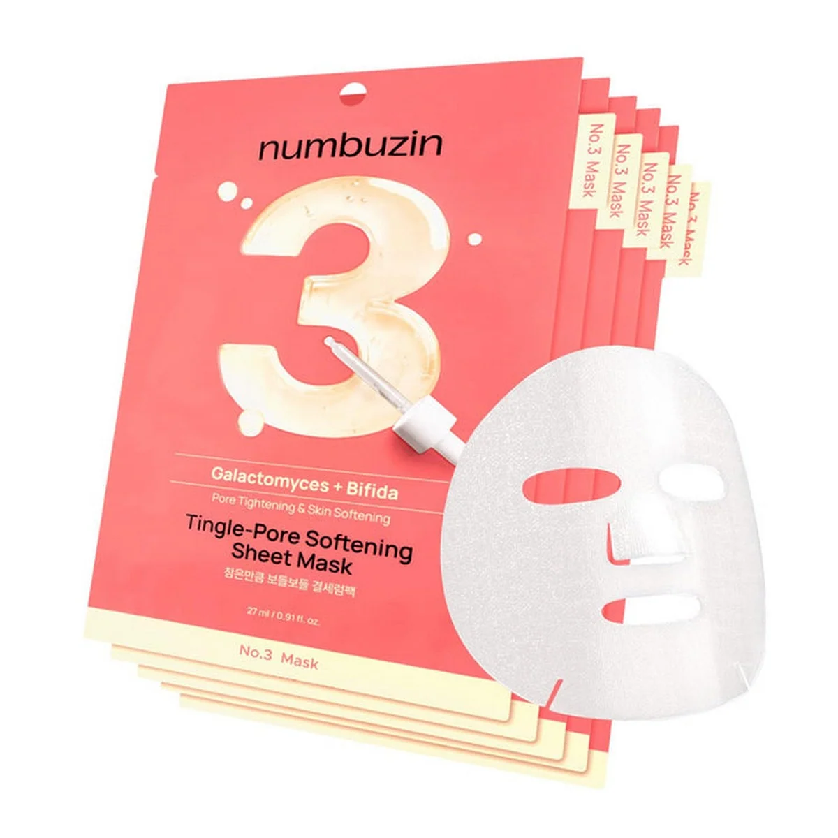 NUMBUZIN No.3 Tingle-Pore Softening Sheet Mask 1u
