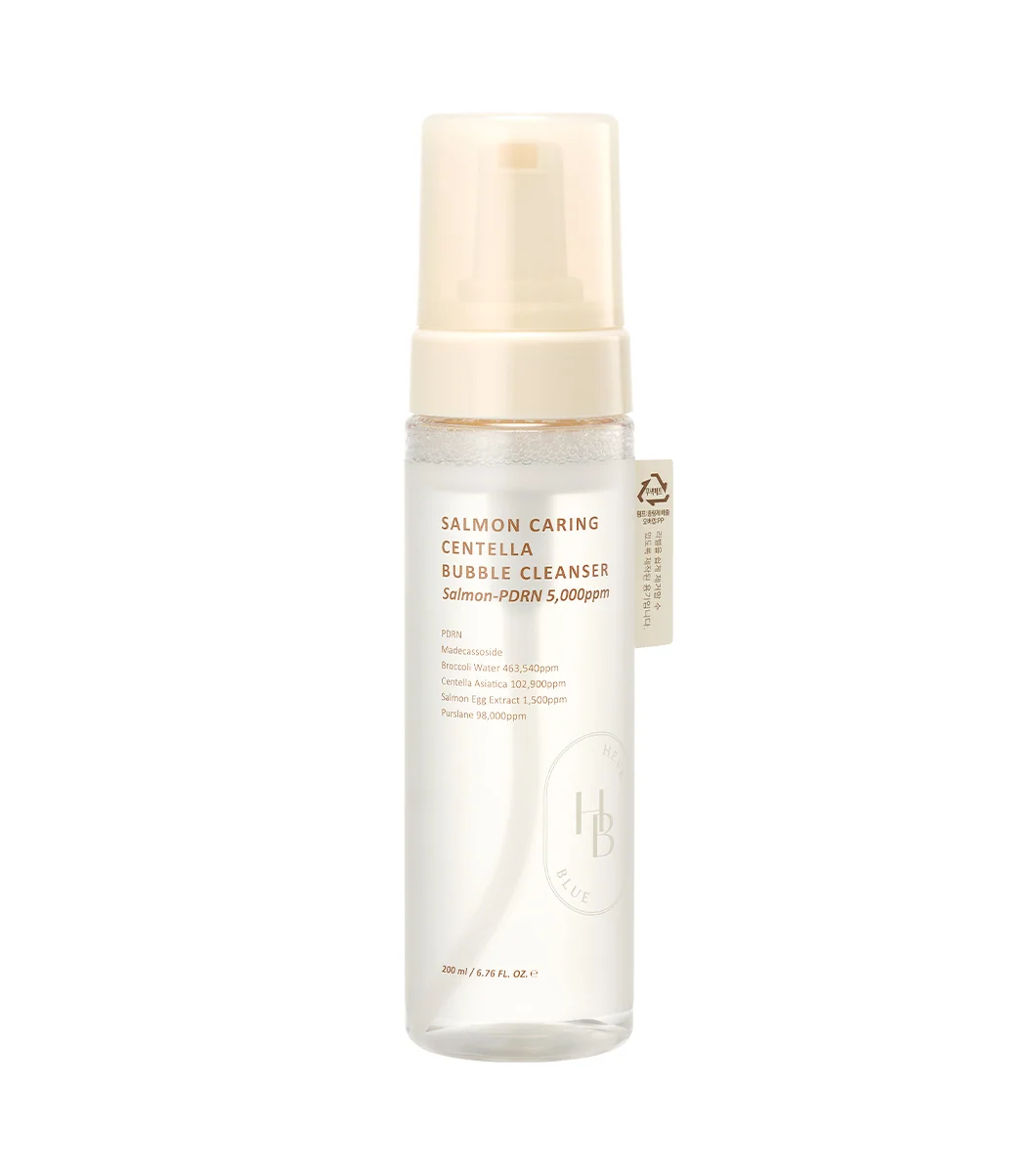HEVEBLUE Salmon Caring Centella Bubble Cleanser 200ml