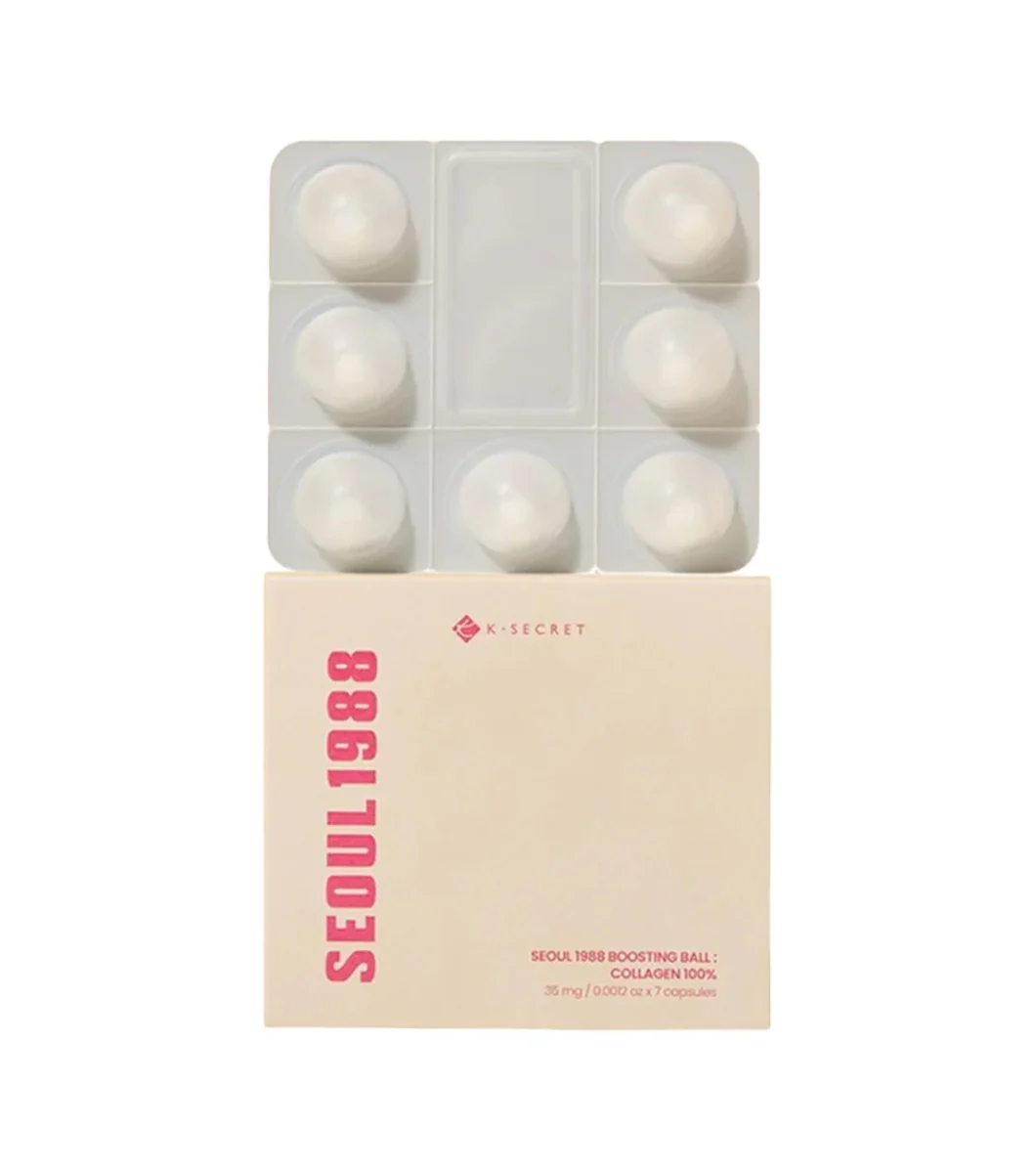 K-secret Seoul 1988 Boosting Ball: Collagen 100% 35mg 7Tab