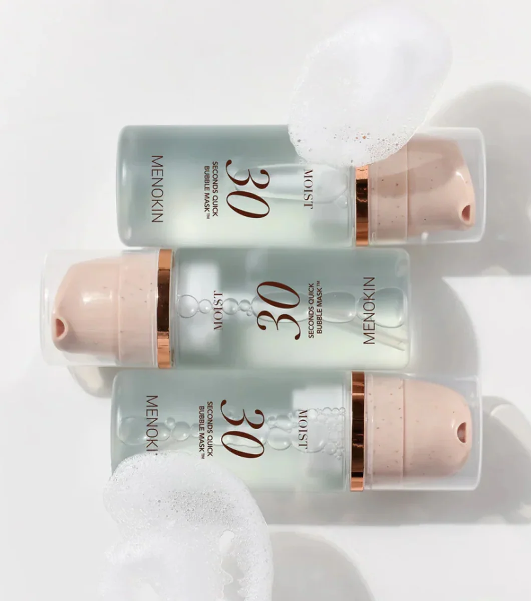 MENOKIN 30 Seconds Quick Bubble Mask Moist 95ml