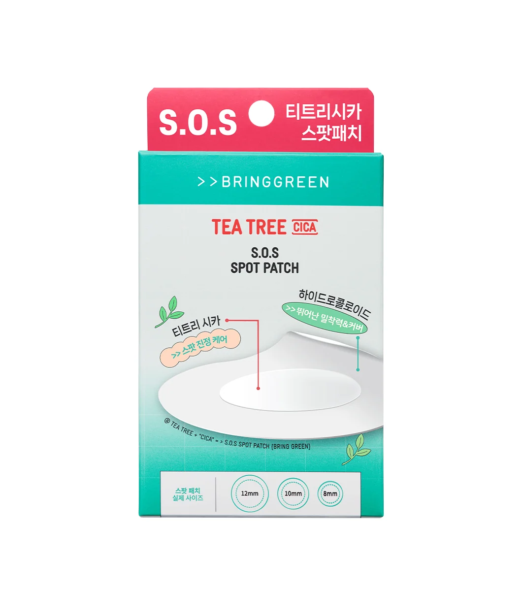 BRINGGREEN Tea Tree Cica SOS Spot Patch 75+25P