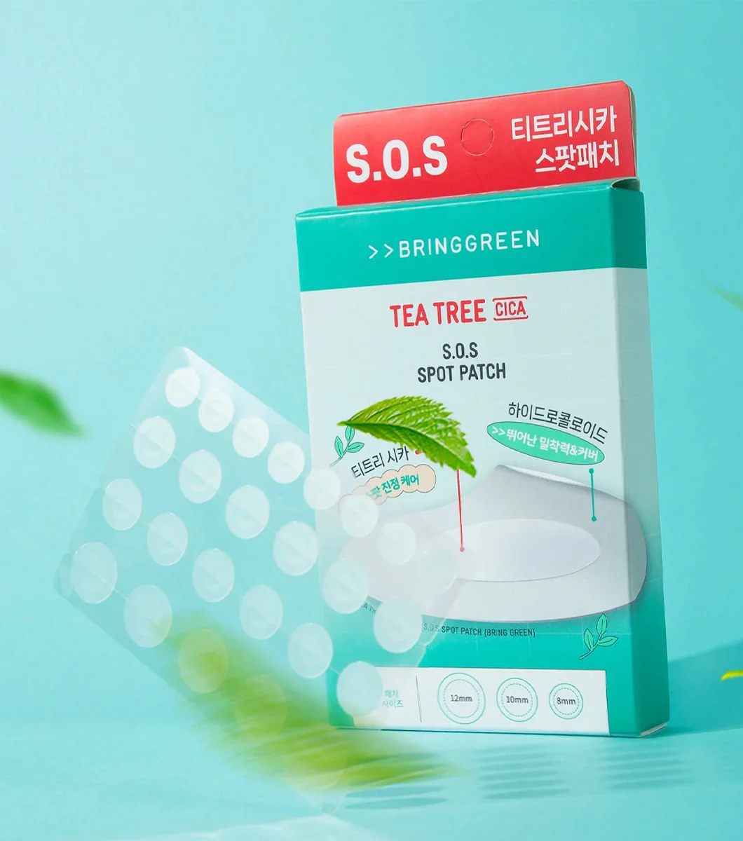 BRINGGREEN Tea Tree Cica SOS Spot Patch 75+25P