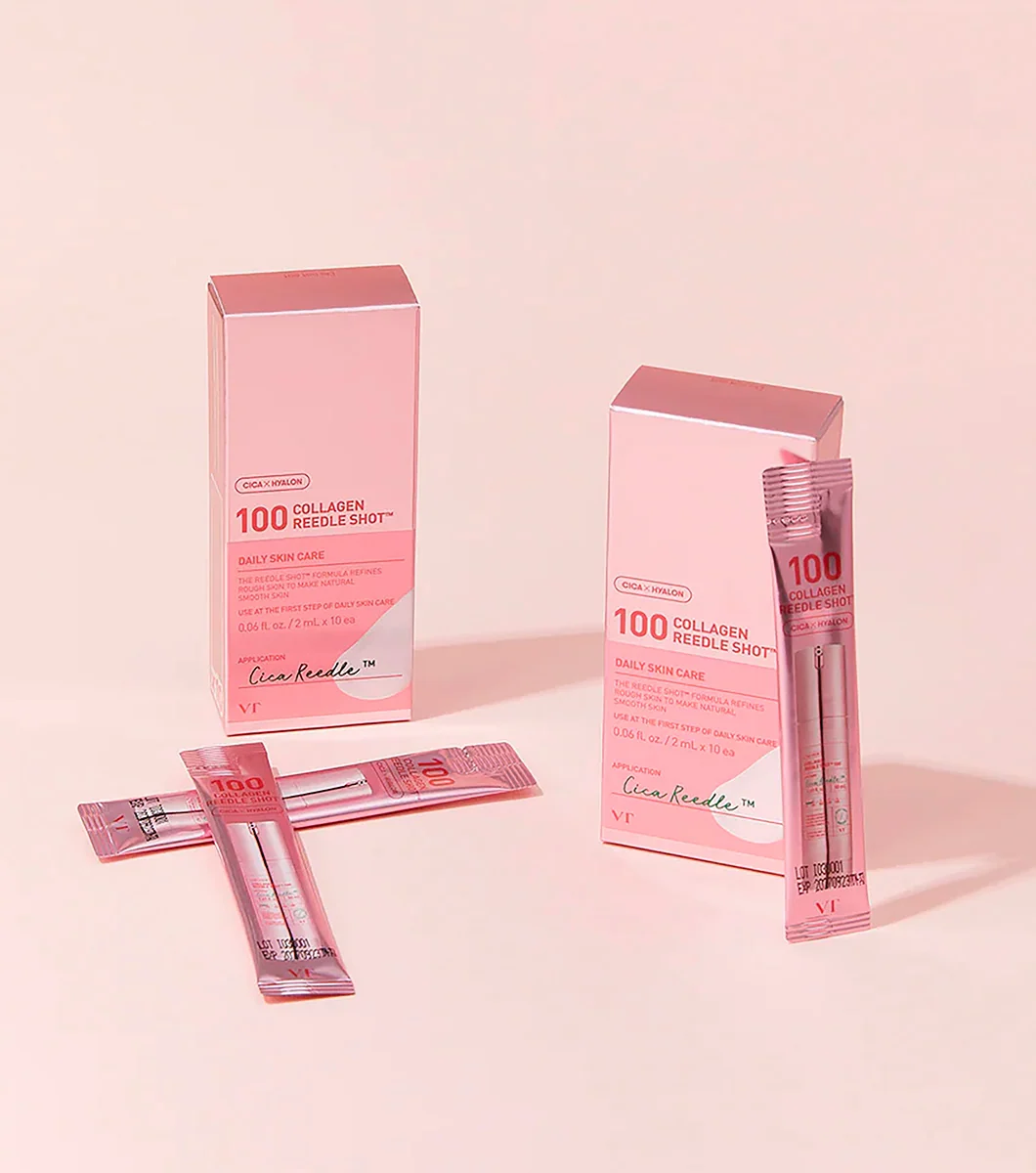 VT Cosmetics 10 mini unidades de serum con colágeno y microagujas