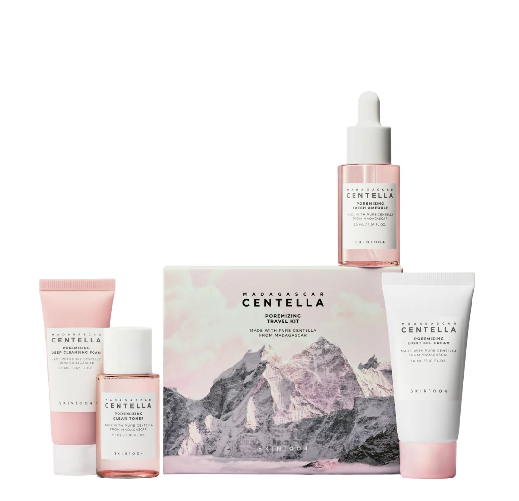 Skinko SKIN1004 Travel Kit Poromización Centella Asiatica De 4 Pasos Mini