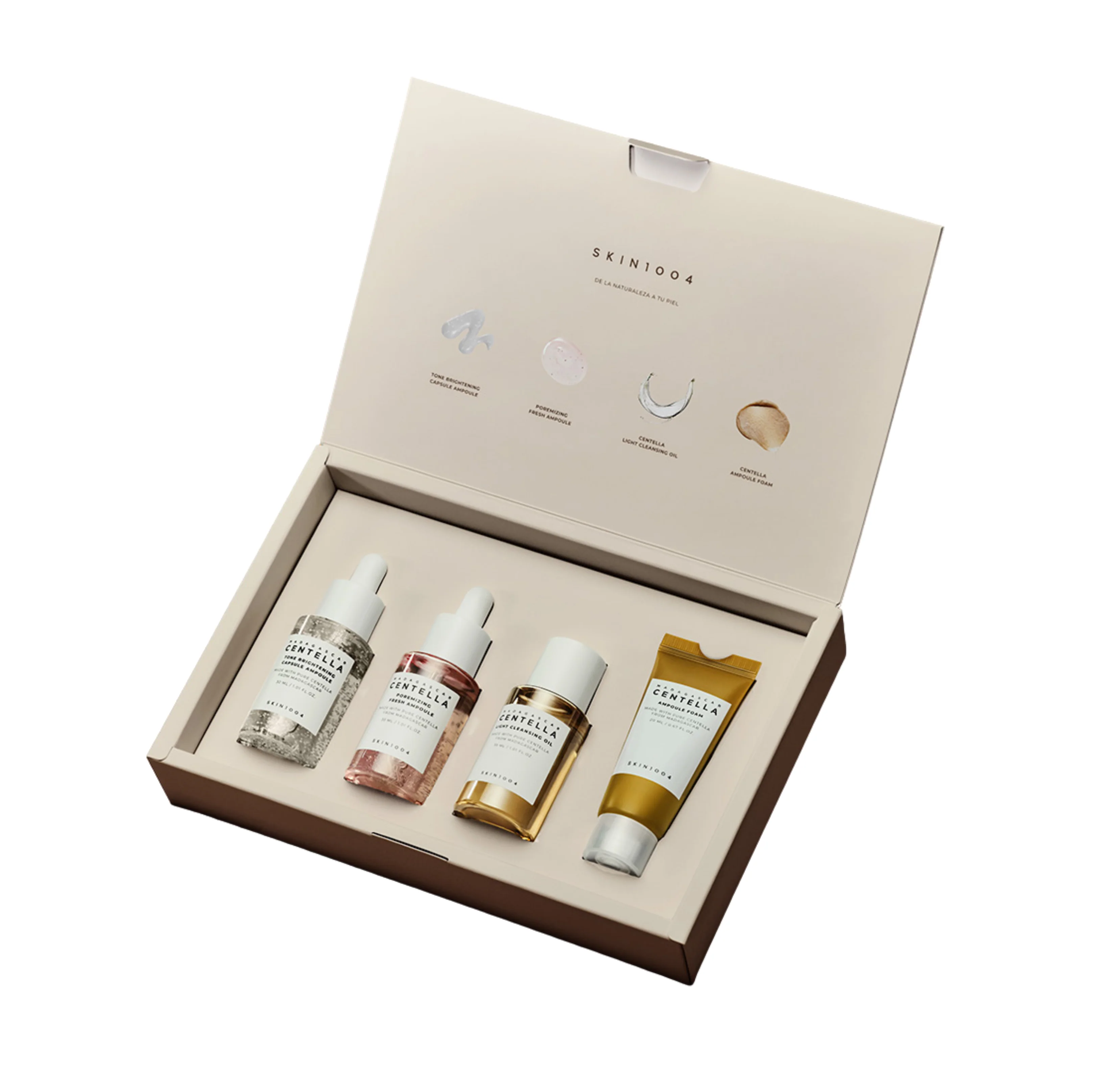 Skinko SKIN1004 Kit Rutina Facial Luminosidad y Tratamiento Centella De Madagascar Edicion LATAM