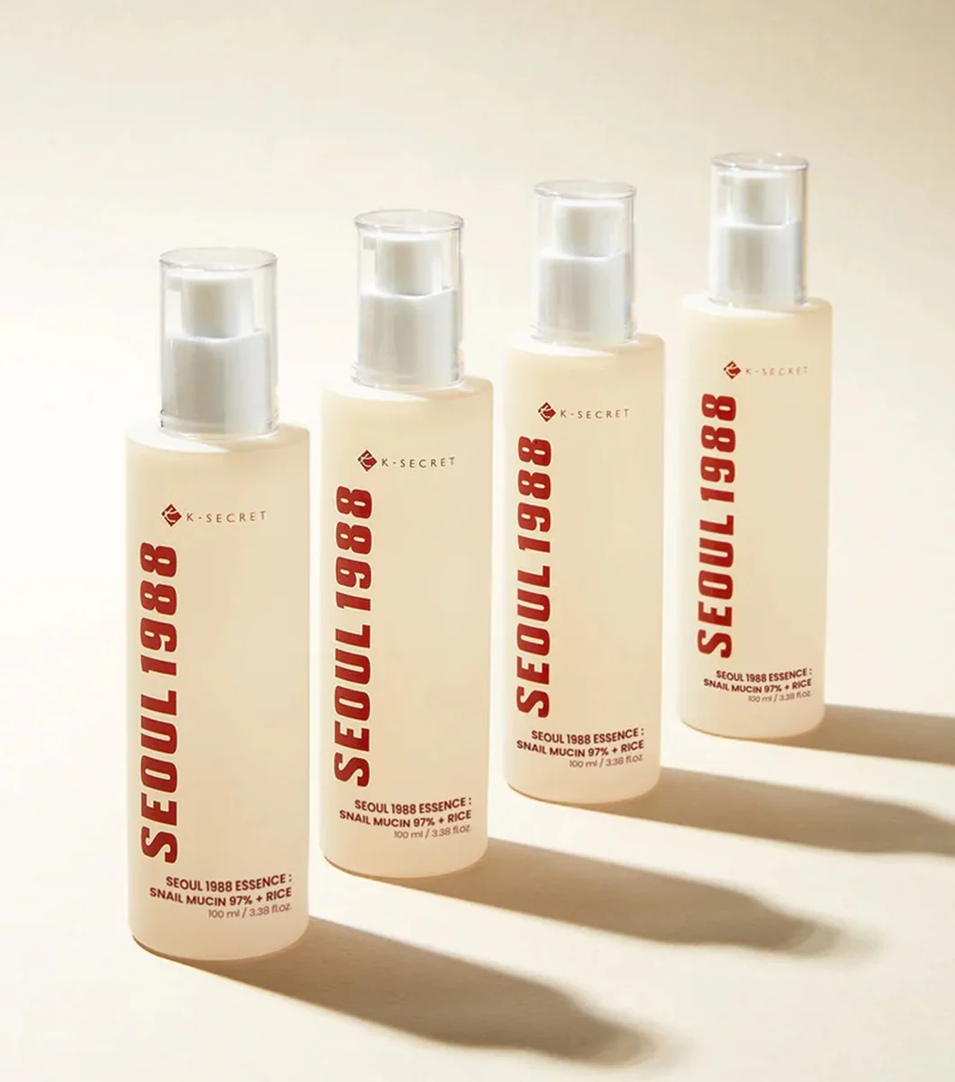 K-secret SEOUL 1988 Essence: Snail Mucin 97% + Rice 100ml