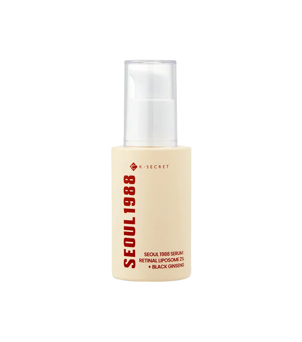 K-secret SEOUL 1988 Serum: Retinal Liposome 2% + Black Ginseng 30 ml
