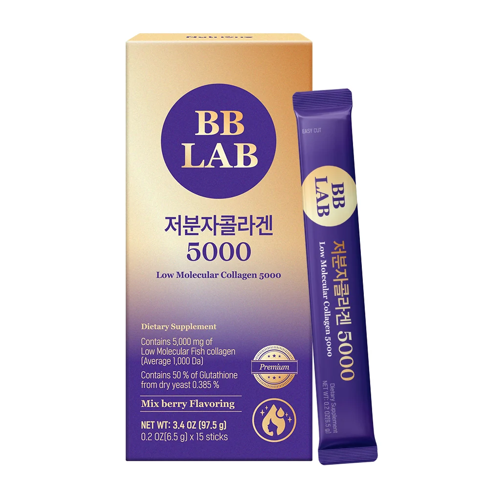 BBLAB Bb Lab Low Molecular Collagen 5000 Premium Colageno x15